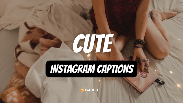 Cute Instagram Caption Ideas
